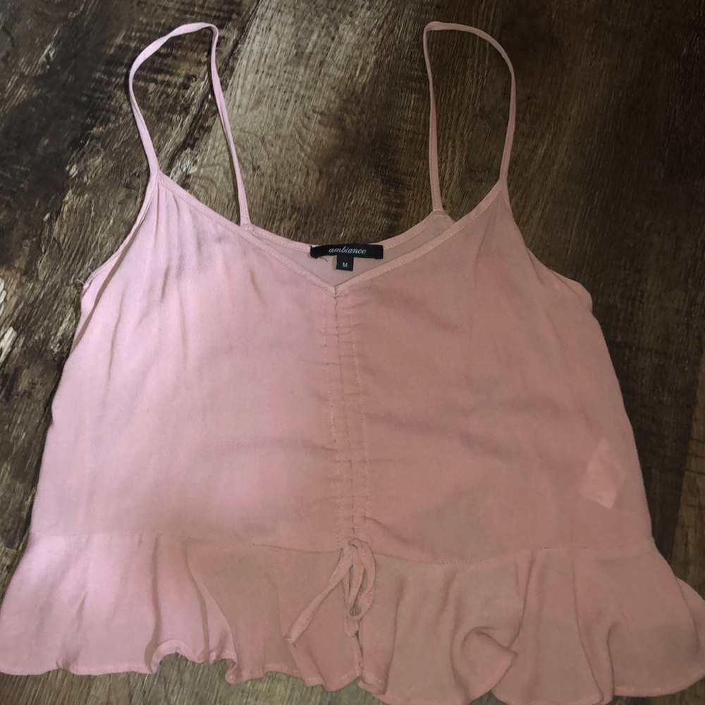 pink top